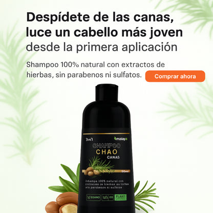 SHAMPOO CHAO CANAS +TRATAMIENTO + ENVIO GRATIS