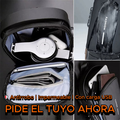 🛡️ MORRAL CON SISTEMA DE SEGURIDAD TIPO PECHERA VERSIÓN 2.0  + ENVIO GRATIS
