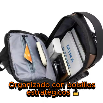🛡️ MORRAL CON SISTEMA DE SEGURIDAD TIPO PECHERA VERSIÓN 2.0  + ENVIO GRATIS