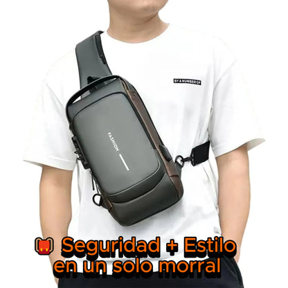 🛡️ MORRAL CON SISTEMA DE SEGURIDAD TIPO PECHERA VERSIÓN 2.0  + ENVIO GRATIS