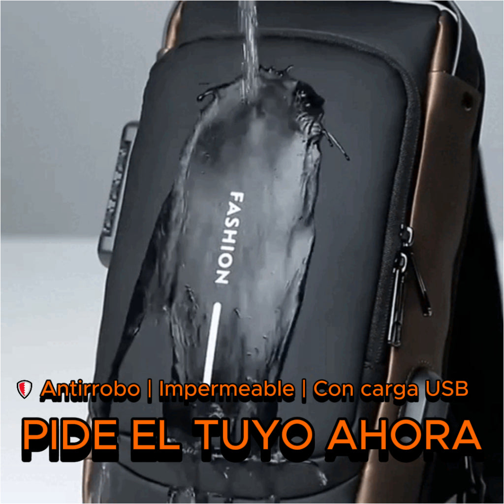 🛡️ MORRAL CON SISTEMA DE SEGURIDAD TIPO PECHERA VERSIÓN 2.0  + ENVIO GRATIS