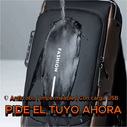 🛡️ MORRAL CON SISTEMA DE SEGURIDAD TIPO PECHERA VERSIÓN 2.0  + ENVIO GRATIS